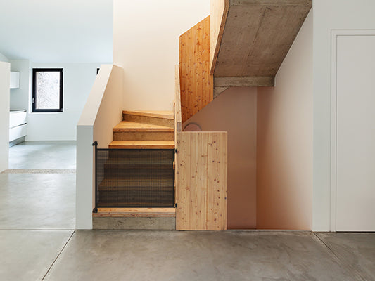 Extra-Wide Retractable Baby & Pet Gate – 34" Tall, Extends to 60" Wide, One-Hand Operation, Safe for Kids & Pets, Indoor & Outdoor, Black