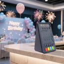 14" Tabletop Prize Drop Game Board with 8 Pucks, Foldable Stand for Party, Carnival & Trade Show