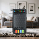 14" Tabletop Prize Drop Game Board with 8 Pucks, Foldable Stand for Party, Carnival & Trade Show