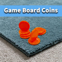 9 Playing Pucks & 8 DIY Colourful Cards – Prize Drop Board Accessories for Parties, Carnivals & Trade Shows