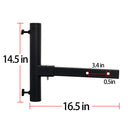 Universal 2" Hitch Mount Flag Pole Holder For Jeep, SUV, Truck, RV & Trailer | Fits Most Standard Flag Poles
