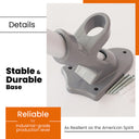 6FT Aluminum Flag Pole Kit for Outside House  Tangle-Free Heavy Duty Residential Flagpole for House, Porch, Yard, Truck & Boat Fits Standard 3×5 FT Flags | Silver Finish