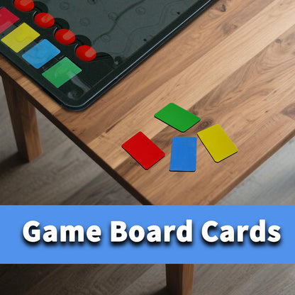 9 Playing Pucks & 8 DIY Colourful Cards – Prize Drop Board Accessories for Parties, Carnivals & Trade Shows