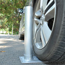 Portable Flag Pole Metal Tire Mount - Versatile Stand for 20/25ft Telescopic Flagpoles, Easy Setup, No Drill Required, Ideal for Cars, RVs, and Outdoor Events