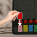 9 Playing Pucks & 8 DIY Colourful Cards – Prize Drop Board Accessories for Parties, Carnivals & Trade Shows