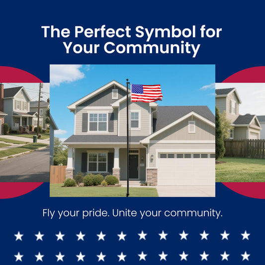 25FT Black Sectional Flag Pole Kit – Heavy Duty Aluminum Outdoor Flagpole with Ball Topper & 3x5 USA Flag