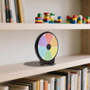 10" Double-Sided Tabletop Prize Wheel – 6 & 10 Slot Spin Wheel with Heavy Duty Base, Erasable Surface, Dry Erase Markers & Eraser for Party, Trade Show & Carnival