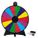 20" Prize Wheel – 14-Slot Tabletop Spinner with Stand & Accessories