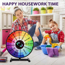 Spinla 18" Tabletop Prize Wheel · 12 Editable Slots