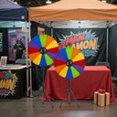 24" Spinning Prize Wheel with Stand – 14-Slot Prize Wheel Game with Detachable Design & Carrying Bag for Party, Carnival, Live Stream, Tradeshow