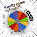 24" Spinning Prize Wheel – 12-Slot Detachable Fortune Wheel with Stand for Party, Carnival & Events